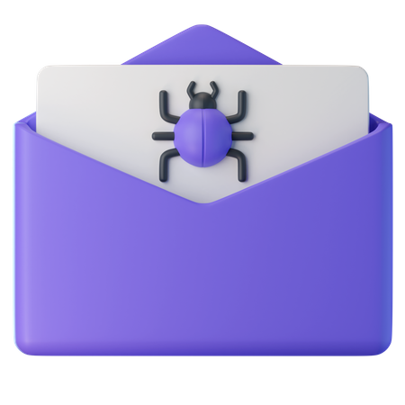 Virus de correo electrónico  3D Icon