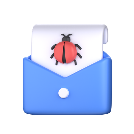 Virus de correo electrónico  3D Icon