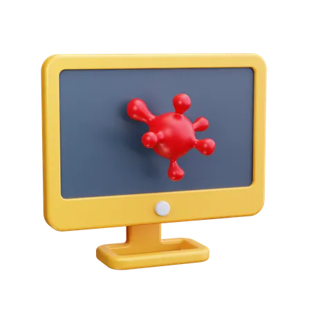 Vírus de computador  3D Icon