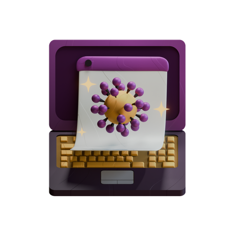 Virus del sistema  3D Icon