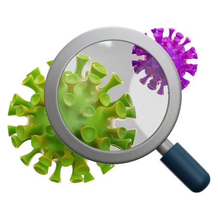 Virus detectado  3D Icon