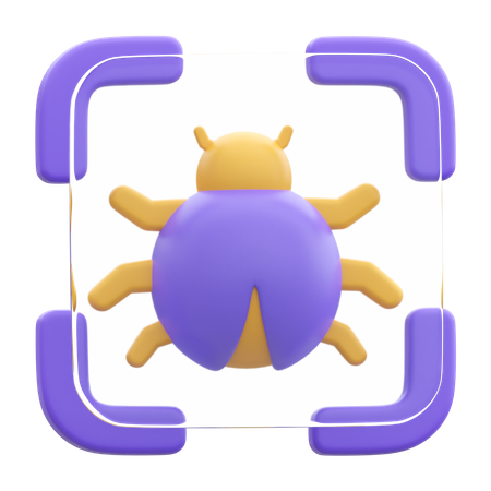Virus du scanner  3D Icon