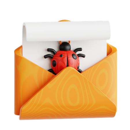 Virus-E-Mail  3D Icon