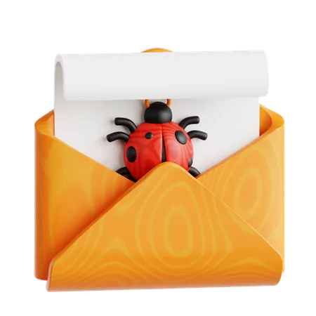 Courrier électronique antivirus  3D Icon