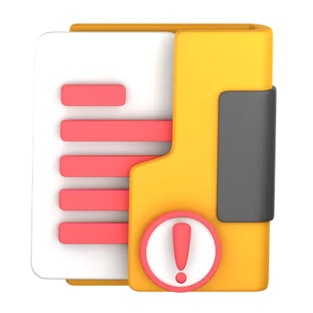 Virus Folder  3D Icon