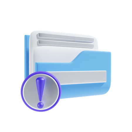 Virus folder  3D Icon