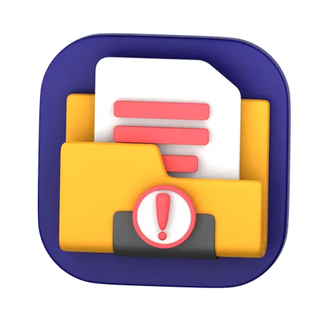 Virus Folder1  3D Icon
