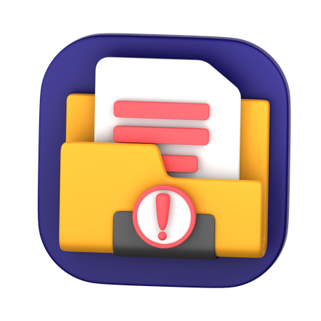 Virus Folder1  3D Icon