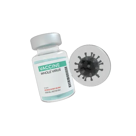 Virus inactif  3D Illustration