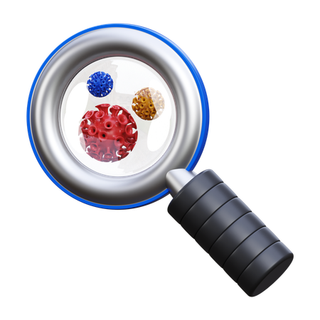 Observation des virus  3D Icon