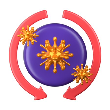 Virus Pandemic  3D Icon