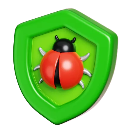 Virus Protection  3D Icon