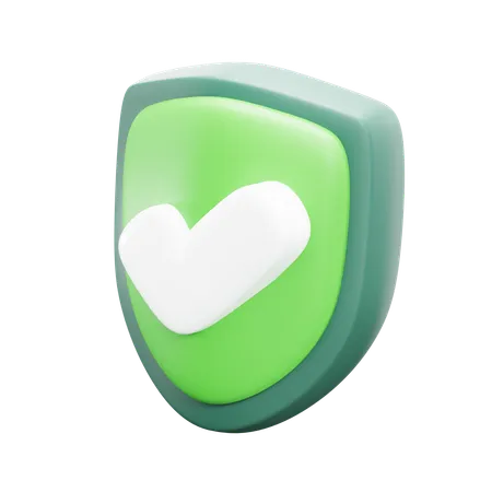 Virus protection  3D Icon