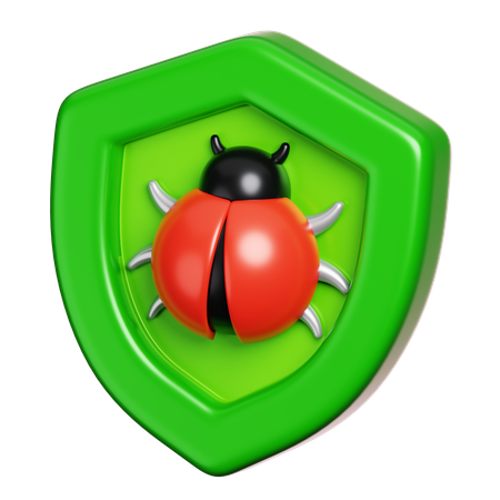 Virus Protection  3D Icon