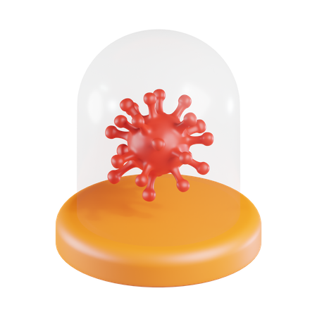 Virusquarantäne  3D Icon