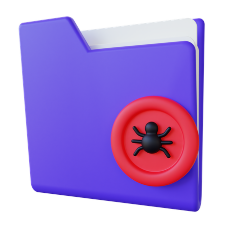 Virus Ransomware de cybercriminalité  3D Icon