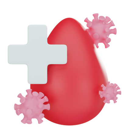 Virus de la sangre  3D Icon