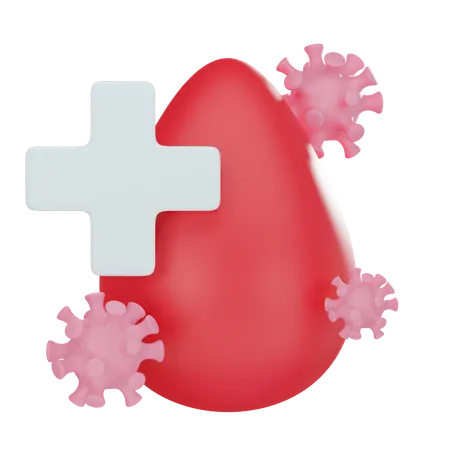 Virus de la sangre  3D Icon