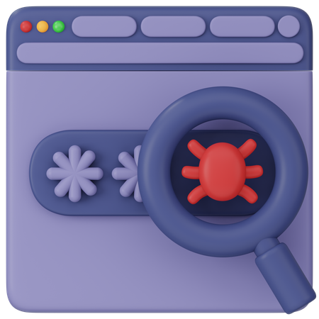 Virus Search  3D Icon