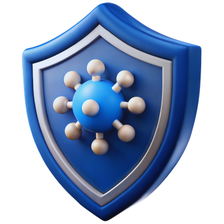 Virus Shield  3D Icon