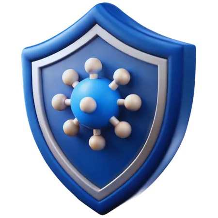 Virus Shield  3D Icon