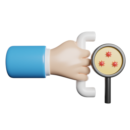 바이러스 전파  3D Icon