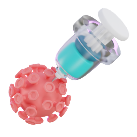 Virus Vaccine  3D Icon