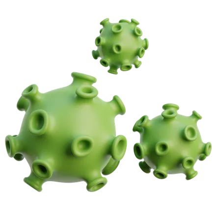 Viruses  3D Icon