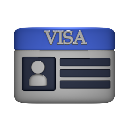 Visa  3D Icon