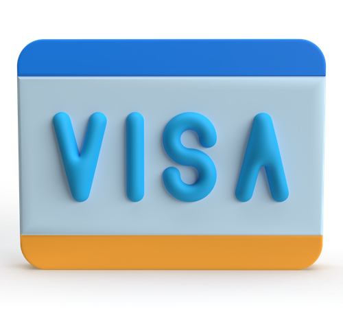 VISA  3D Icon