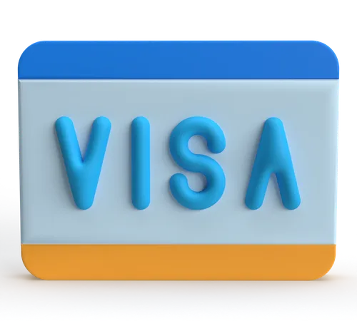 VISA  3D Icon