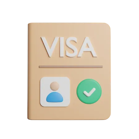 Visa  3D Icon