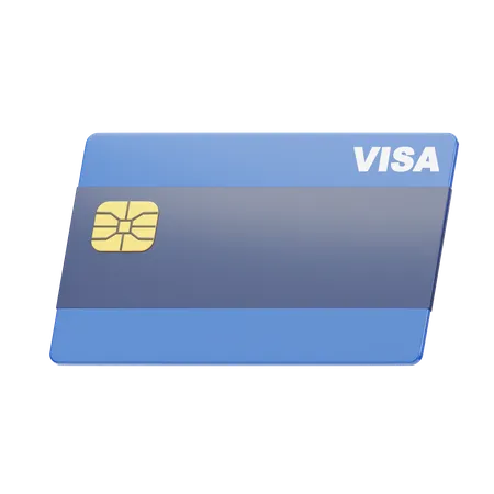 Visa Card  3D Icon