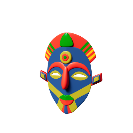 Visage africain  3D Icon