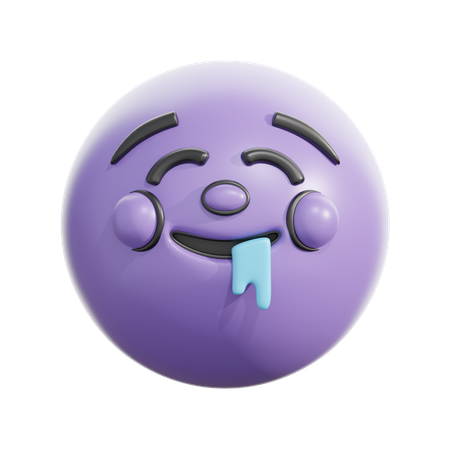 Visage baveux  3D Icon