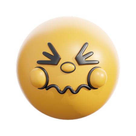 Visage confus  3D Icon