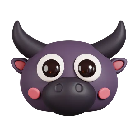 Visage de buffle  3D Emoji