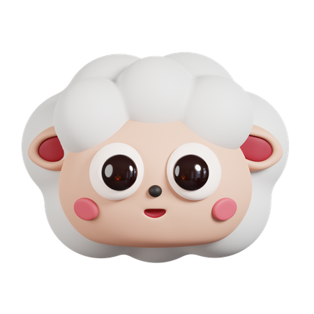 Visage de mouton  3D Emoji