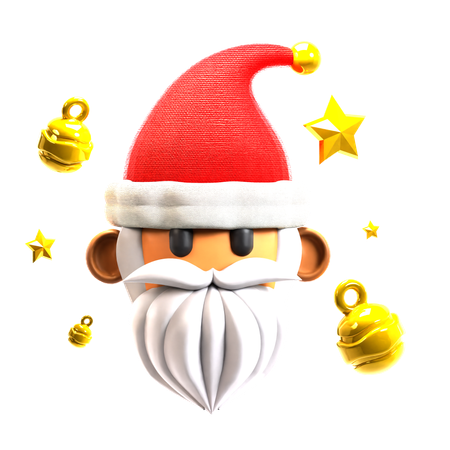 Le père Noël fait  3D Icon