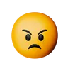 emoji visage en colère