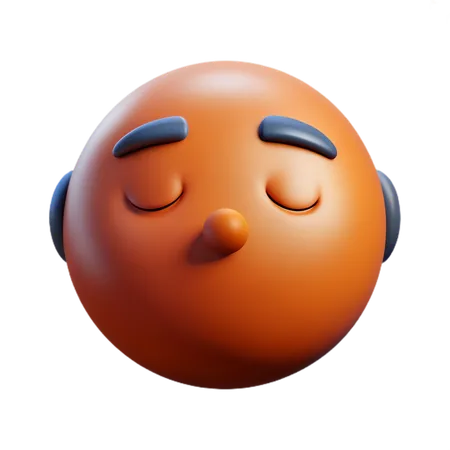 Emoji visage endormi  3D Icon