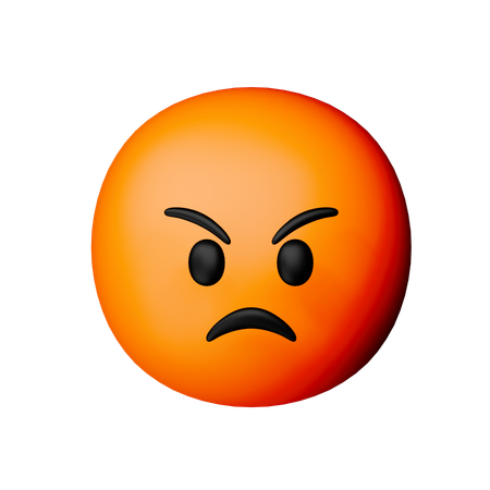 Emoji visage enragé  3D Icon