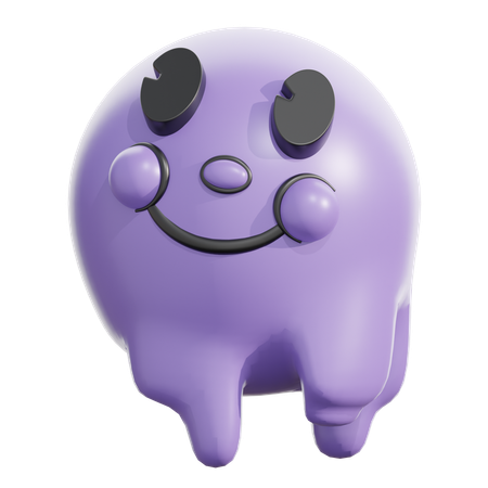 Visage fondant  3D Icon