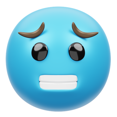 Visage froid  3D Emoji