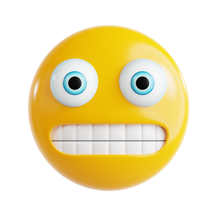 Emoji visage grimaçant  3D Icon