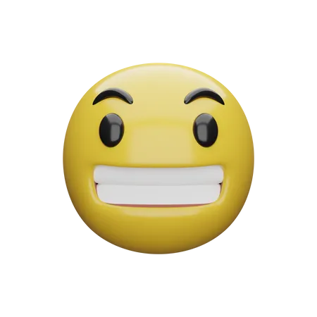 Mine réjouie  3D Emoji