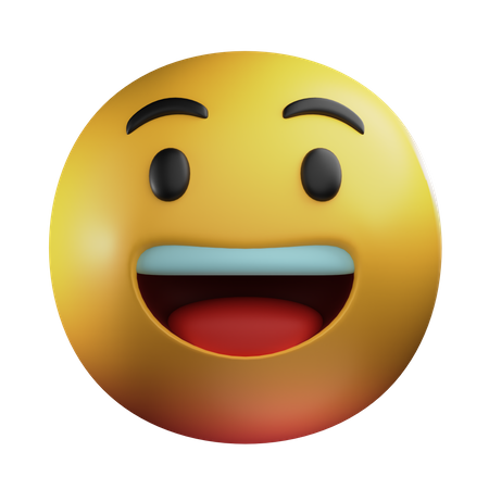 Mine réjouie  3D Emoji