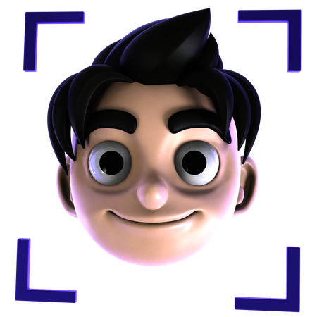 Visage humain  3D Icon