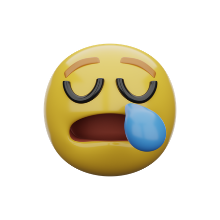 Visage qui pleure  3D Icon