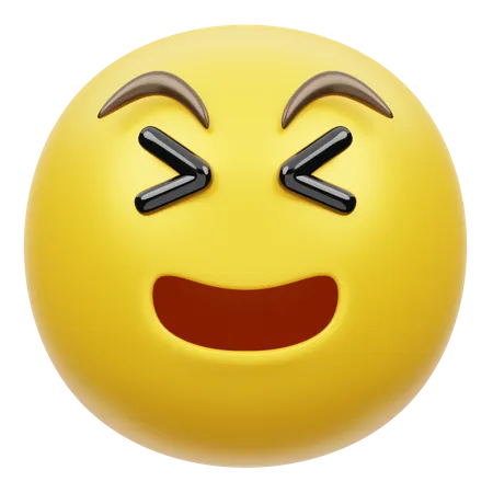 Visage de rire  3D Emoji